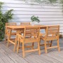 Solid acacia wood garden table 150x90x75 cm by vidaXL, Garden tables - Ref: Foro24-363310, Price: 184,30 €, Discount: %