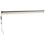 Cream automatic retractable awning 4.5x3 m by vidaXL, Awnings - Ref: Foro24-3154504, Price: 371,99 €, Discount: %