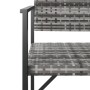 2-seater garden bench gray synthetic rattan by vidaXL, garden benches - Ref: Foro24-364122, Price: 86,99 €, Discount: %