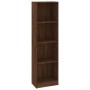 4-tier oak brown plywood shelf 40x24x143 cm by vidaXL, Bookcases and shelves - Ref: Foro24-816067, Price: 54,83 €, Discount: %