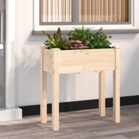 Planter with interior lining solid fir wood 71x37x76 cm by vidaXL, Pots and planters - Ref: Foro24-364230, Price: 53,89 €, Di...