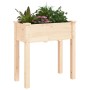 Planter with interior lining solid fir wood 71x37x76 cm by vidaXL, Pots and planters - Ref: Foro24-364230, Price: 53,89 €, Di...