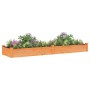 Flowerbed planter with brown fir wood lining 240x60x25 cm by vidaXL, Pots and planters - Ref: Foro24-364299, Price: 70,58 €, ...