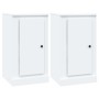 Aparadores 2 uds madera contrachapada blanco 37,5x35,5x67,5 cm de vidaXL, Aparadores - Ref: Foro24-816201, Precio: 81,65 €, D...