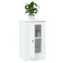 Aparadores 2 uds madera contrachapada blanco 37,5x35,5x67,5 cm de vidaXL, Aparadores - Ref: Foro24-816201, Precio: 81,65 €, D...