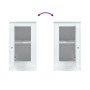 Aparadores 2 uds madera contrachapada blanco 37,5x35,5x67,5 cm de vidaXL, Aparadores - Ref: Foro24-816201, Precio: 81,65 €, D...