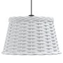 White wicker ceiling lamp shade Ø38x23 cm by vidaXL, Lampshades - Ref: Foro24-364368, Price: 35,56 €, Discount: %