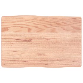 Tablero mesa madera tratada borde natural marrón 60x40x(2-4) cm de vidaXL, Tableros para mesas - Ref: Foro24-363930, Precio: ...