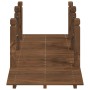 Gartenbrücke mit Ketten aus massivem Tannenholz 150x67x56cm von vidaXL, Gartenbrücken - Ref: Foro24-363358, Preis: 124,29 €, ...