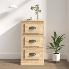 Sonoma oak plywood sideboard 36x35.5x67.5 cm by vidaXL, Sideboards - Ref: Foro24-816219, Price: 59,46 €, Discount: %