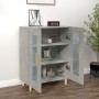 Aparador de madera de ingeniería gris hormigón 69,5x34x90 cm de vidaXL, Aparadores - Ref: Foro24-812118, Precio: 77,74 €, Des...