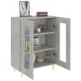 Aparador de madera de ingeniería gris hormigón 69,5x34x90 cm de vidaXL, Aparadores - Ref: Foro24-812118, Precio: 77,74 €, Des...