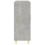 Aparador de madera de ingeniería gris hormigón 69,5x34x90 cm de vidaXL, Aparadores - Ref: Foro24-812118, Precio: 77,74 €, Des...