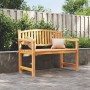 Solid teak wood garden bench 114x59x87 cm by vidaXL, garden benches - Ref: Foro24-364408, Price: 238,90 €, Discount: %