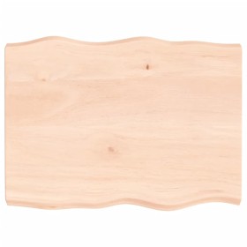 Solid wood table top natural edge 80x60x(2-6) cm by vidaXL, Table tops - Ref: Foro24-363880, Price: 70,99 €, Discount: %