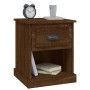 Mesitas de noche 2 uds madera roble marrón 39x39x47,5 cm de vidaXL, Mesitas de noche - Ref: Foro24-816143, Precio: 67,74 €, D...