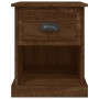 Mesitas de noche 2 uds madera roble marrón 39x39x47,5 cm de vidaXL, Mesitas de noche - Ref: Foro24-816143, Precio: 67,74 €, D...