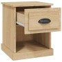 Mesitas de noche 2 uds madera contrachapada roble 39x39x47,5 cm de vidaXL, Mesitas de noche - Ref: Foro24-816135, Precio: 66,...