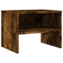 Mesita de noche madera contrachapada roble ahumado 40x30x30 cm de vidaXL, Mesitas de noche - Ref: Foro24-815238, Precio: 33,7...