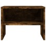 Smoked oak plywood nightstand 40x30x30 cm by vidaXL, Nightstands - Ref: Foro24-815238, Price: 33,99 €, Discount: %