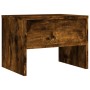 Smoked oak plywood nightstand 40x30x30 cm by vidaXL, Nightstands - Ref: Foro24-815238, Price: 33,99 €, Discount: %