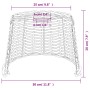 White wicker ceiling lamp shade Ø30x20 cm by vidaXL, Lampshades - Ref: Foro24-364367, Price: 25,69 €, Discount: %