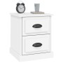 Mesitas de noche 2 uds madera contrachapada blanco 39x39x47,5cm de vidaXL, Mesitas de noche - Ref: Foro24-816145, Precio: 79,...