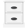 Mesitas de noche 2 uds madera contrachapada blanco 39x39x47,5cm de vidaXL, Mesitas de noche - Ref: Foro24-816145, Precio: 79,...