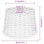 White wicker lampshade screen Ø40x26 cm by vidaXL, Lampshades - Ref: Foro24-364385, Price: 41,26 €, Discount: %