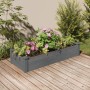 Flowerbed planter lined with solid fir brown wood 120x45x25 cm by vidaXL, Pots and planters - Ref: Foro24-364288, Price: 38,5...