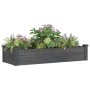 Flowerbed planter lined with solid fir brown wood 120x45x25 cm by vidaXL, Pots and planters - Ref: Foro24-364288, Price: 38,5...