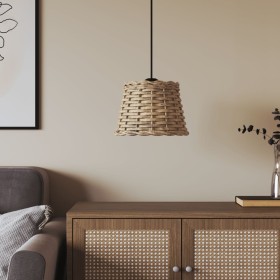 Brown wicker ceiling lamp shade Ø20x15 cm by vidaXL, Lampshades - Ref: Foro24-364373, Price: 13,96 €, Discount: %