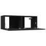 TV furniture 2 units plywood black 80x30x30 cm by vidaXL, TV Furniture - Ref: Foro24-804536, Price: 91,32 €, Discount: %