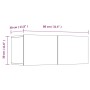 TV furniture 2 units plywood black 80x30x30 cm by vidaXL, TV Furniture - Ref: Foro24-804536, Price: 91,32 €, Discount: %