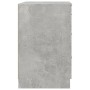 Concrete gray plywood bedside table 40x40x63 cm by vidaXL, Nightstands - Ref: Foro24-808643, Price: 70,43 €, Discount: %