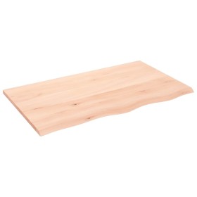 Untreated solid oak wood wall shelf 100x60x2 cm by vidaXL, Shelves and shelves - Ref: Foro24-363569, Price: 76,91 €, Discount: %