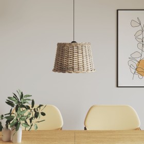 Brown wicker ceiling lamp shade Ø40x26 cm by vidaXL, Lampshades - Ref: Foro24-364377, Price: 40,32 €, Discount: %