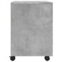 Archivador ruedas madera contrachapada gris hormigón 45x38x54cm de vidaXL, Armarios archivadores - Ref: Foro24-811524, Precio...