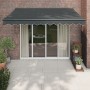 Toldo retráctil automático gris antracita 3,5x2,5 m de vidaXL, Toldos - Ref: Foro24-3154512, Precio: 275,37 €, Descuento: %