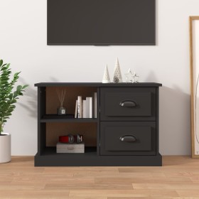 Black plywood TV cabinet 73x35.5x47.5 cm by vidaXL, TV Furniture - Ref: Foro24-816169, Price: 42,99 €, Discount: %