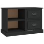 Black plywood TV cabinet 73x35.5x47.5 cm by vidaXL, TV Furniture - Ref: Foro24-816169, Price: 57,52 €, Discount: %