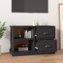 Black plywood TV cabinet 73x35.5x47.5 cm by vidaXL, TV Furniture - Ref: Foro24-816169, Price: 57,52 €, Discount: %