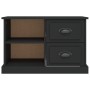 Black plywood TV cabinet 73x35.5x47.5 cm by vidaXL, TV Furniture - Ref: Foro24-816169, Price: 57,52 €, Discount: %