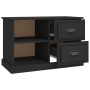 Black plywood TV cabinet 73x35.5x47.5 cm by vidaXL, TV Furniture - Ref: Foro24-816169, Price: 57,52 €, Discount: %