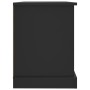 Black plywood TV cabinet 73x35.5x47.5 cm by vidaXL, TV Furniture - Ref: Foro24-816169, Price: 57,52 €, Discount: %