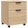 Aktenschrank Räder Sperrholz Sonoma Eiche 45x38x54 cm von vidaXL, Aktenschränke - Ref: Foro24-811523, Preis: 47,20 €, Rabatt: %