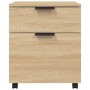 Aktenschrank Räder Sperrholz Sonoma Eiche 45x38x54 cm von vidaXL, Aktenschränke - Ref: Foro24-811523, Preis: 47,20 €, Rabatt: %