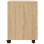 Aktenschrank Räder Sperrholz Sonoma Eiche 45x38x54 cm von vidaXL, Aktenschränke - Ref: Foro24-811523, Preis: 47,53 €, Rabatt: %