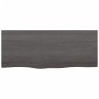 Wandregal aus dunkelbraun behandeltem Eichenholz, 100 x 40 x (2-4) cm von vidaXL, Regale und Regale - Ref: Foro24-363804, Pre...