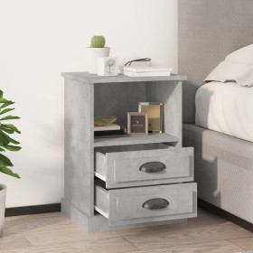 Bedside tables 2 units concrete gray 43x36x60 cm by vidaXL, Nightstands - Ref: Foro24-816337, Price: 93,82 €, Discount: %